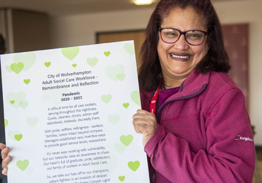 City says thanks to social care workers on day of remembrance